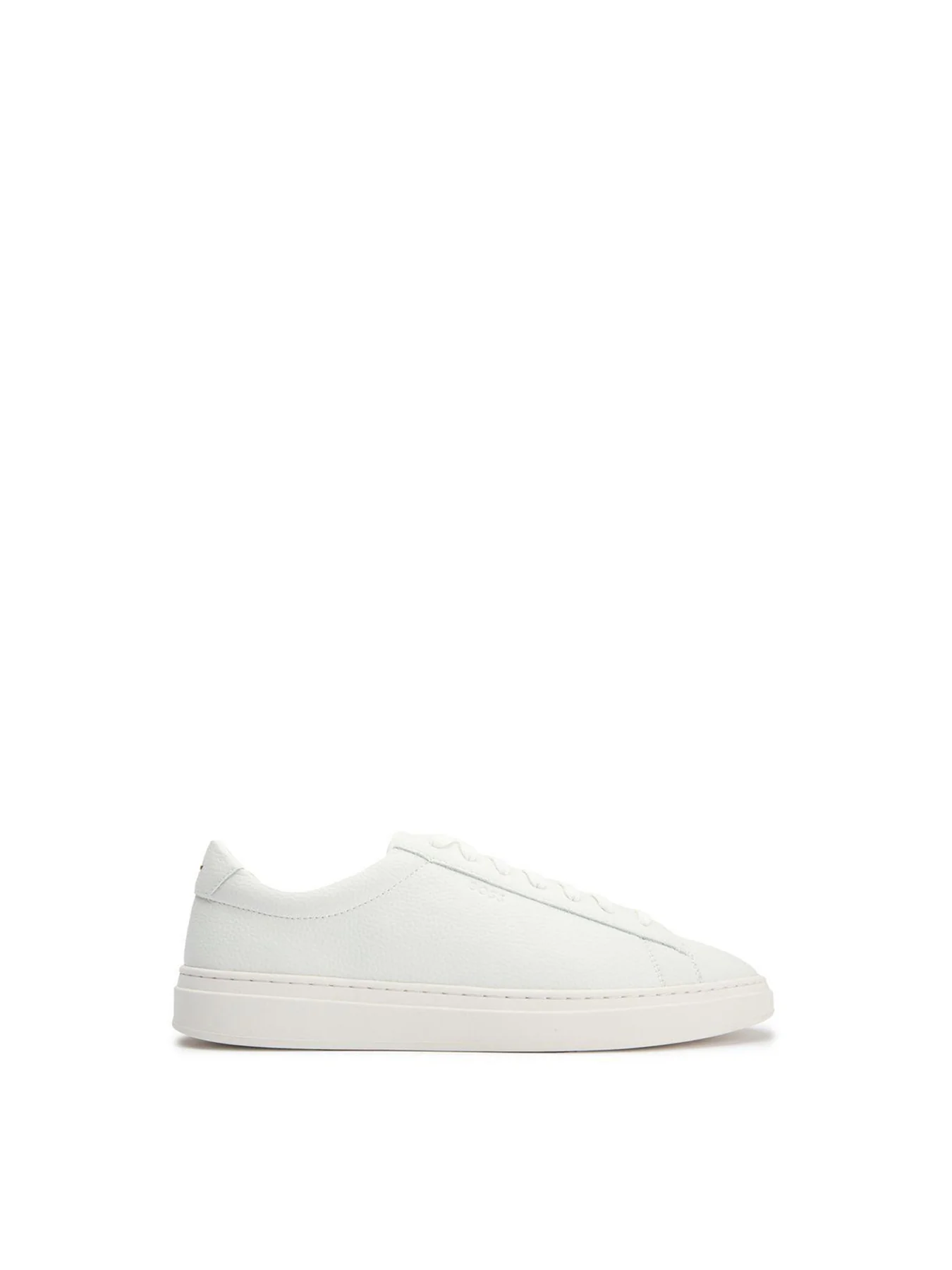 Kieran Tenn Leather Trainers Off White