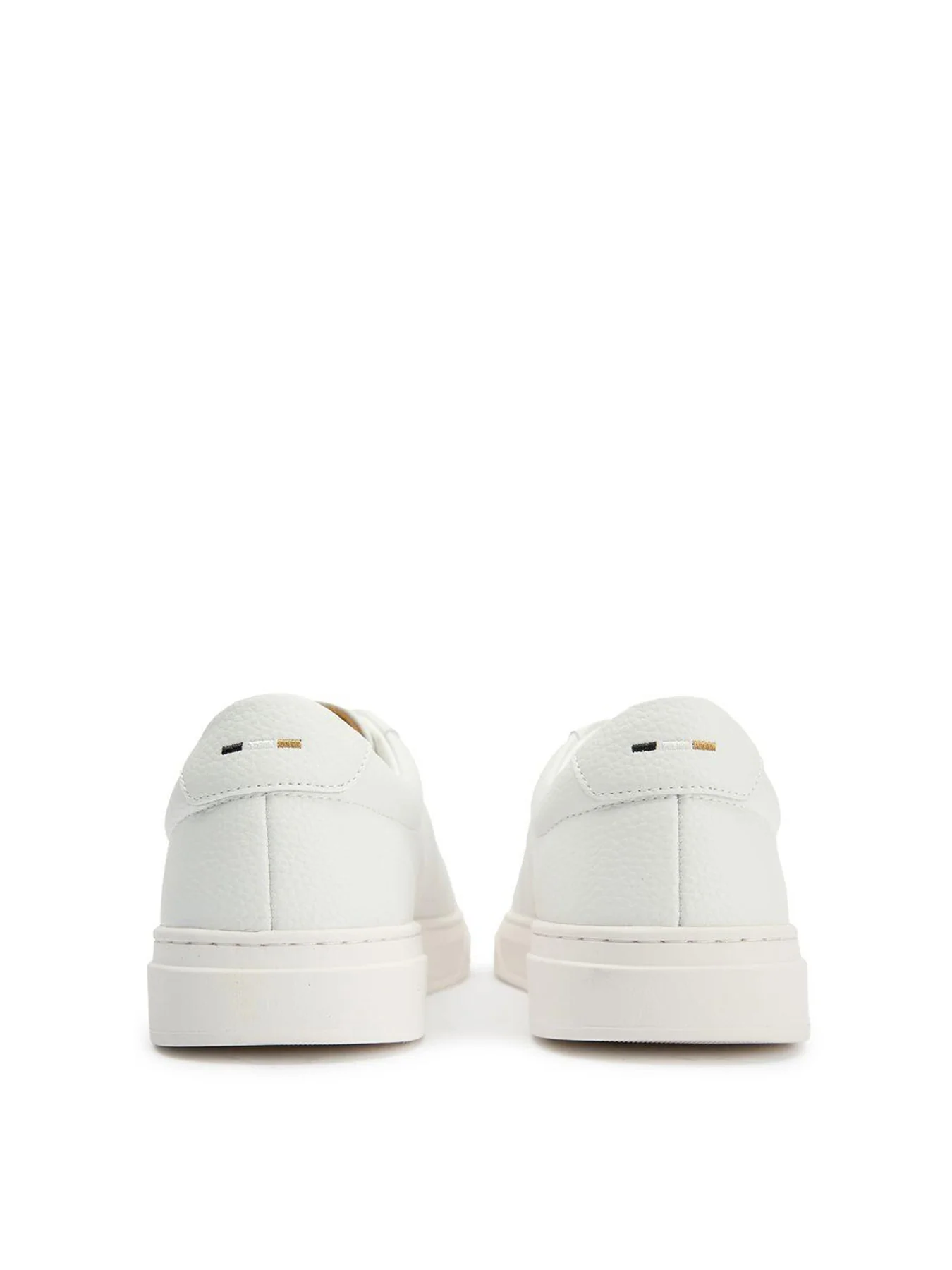 Kieran Tenn Leather Trainers Off White - Image 3