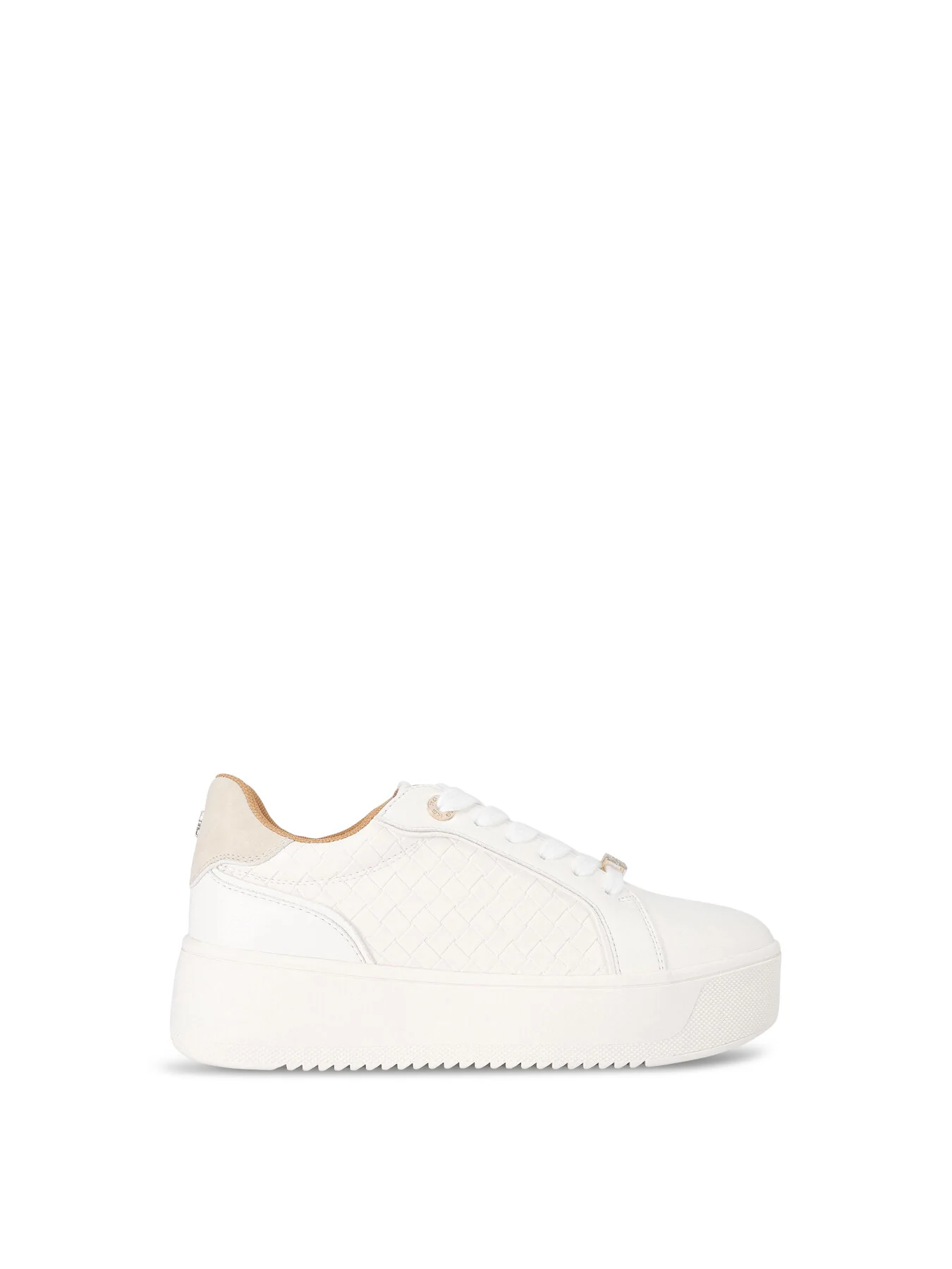 Lighter Weave Trainers White
