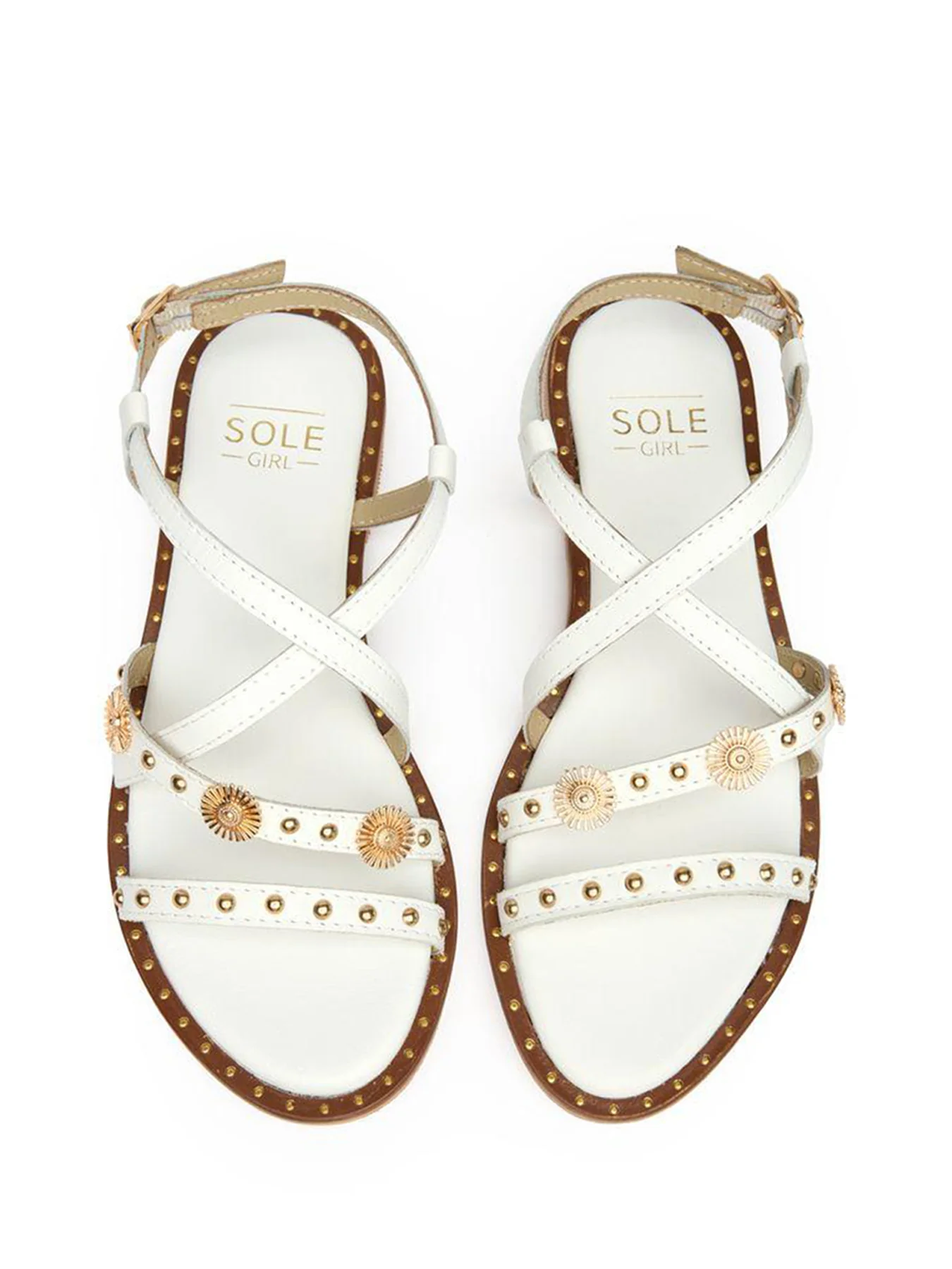 Dream Gladiator Sandals White - Image 2