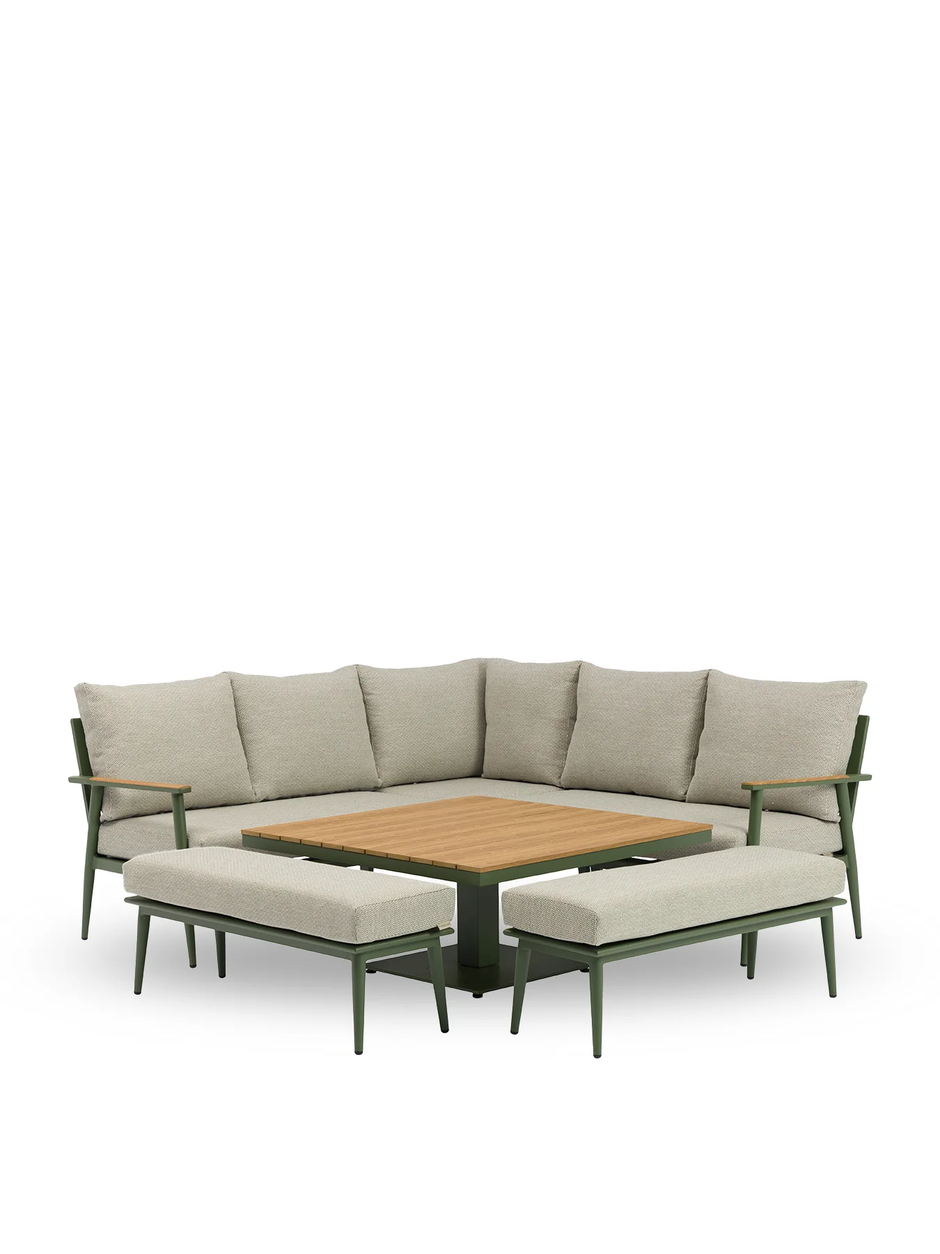 Wisley 8-Seater Garden Lounge Set Sage - Image 4