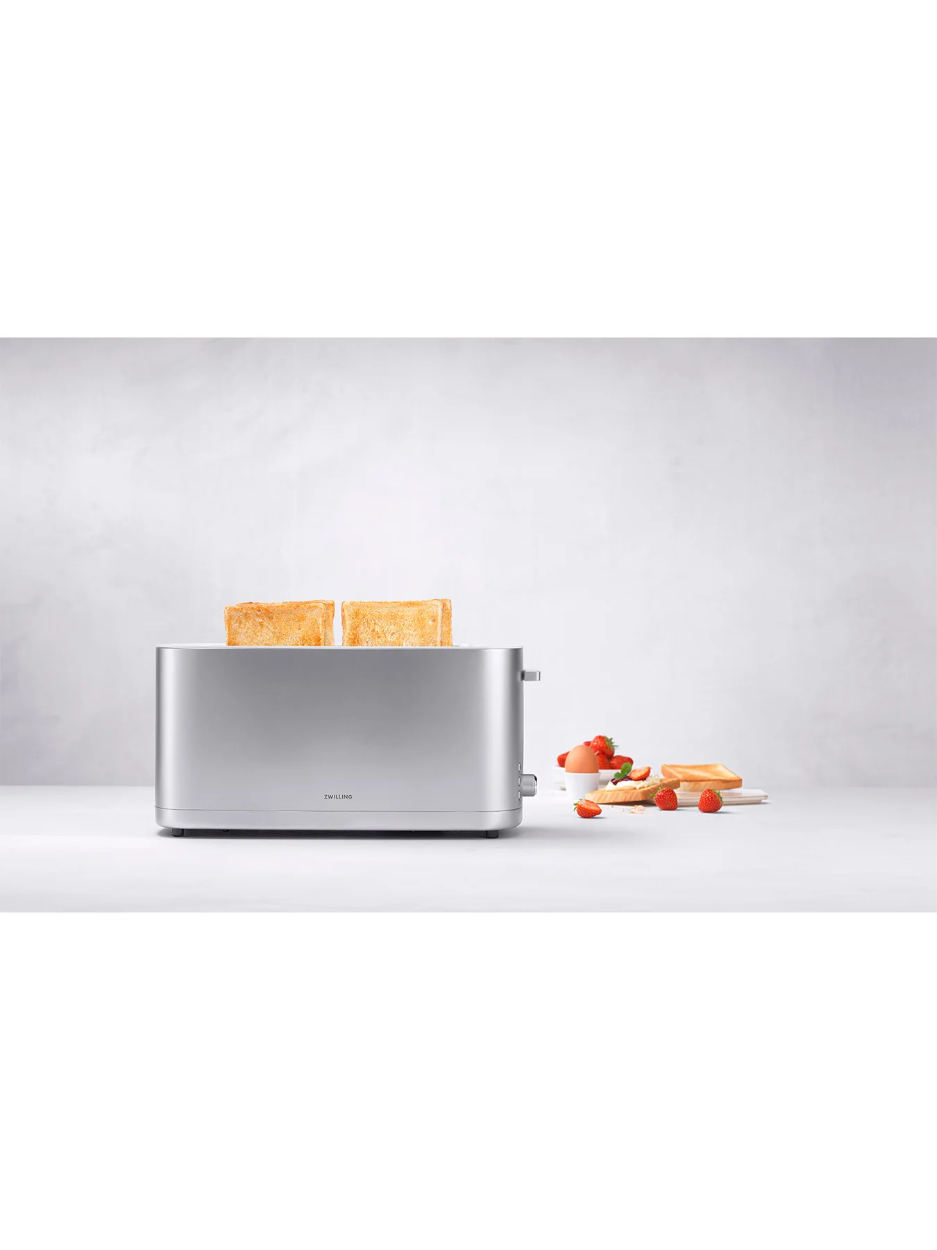 4 Slice Toaster with Bun Warmer Silver - Image 3