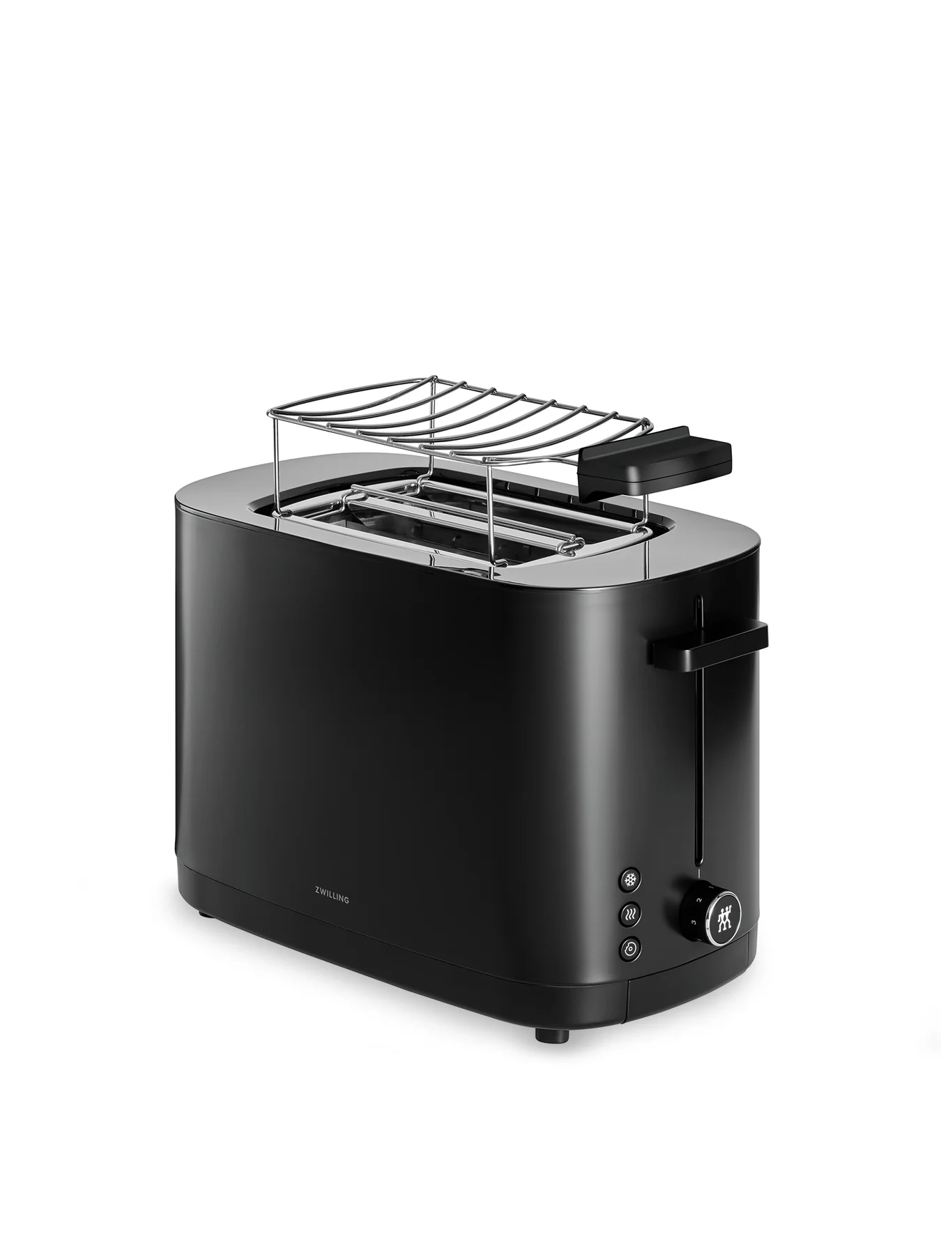 2 Slice Toaster with Bun Warmer Black - Image 2